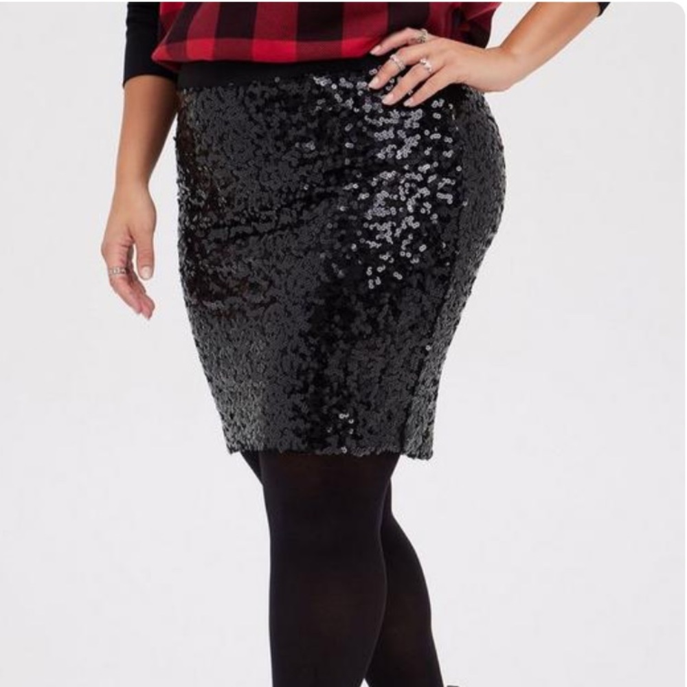 Torrid Mini Sequin Skirt